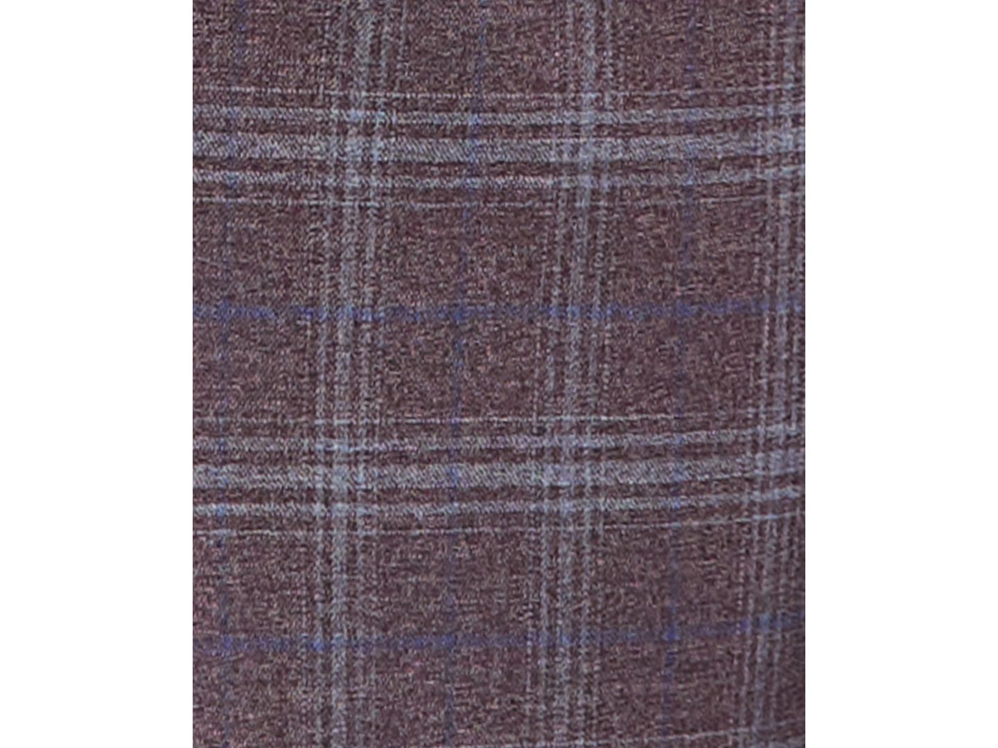 Мужская куртка Tayion Collection Classic-Fit Burgundy Plaid Suit Separate, цвет: Бордовый — фото 5