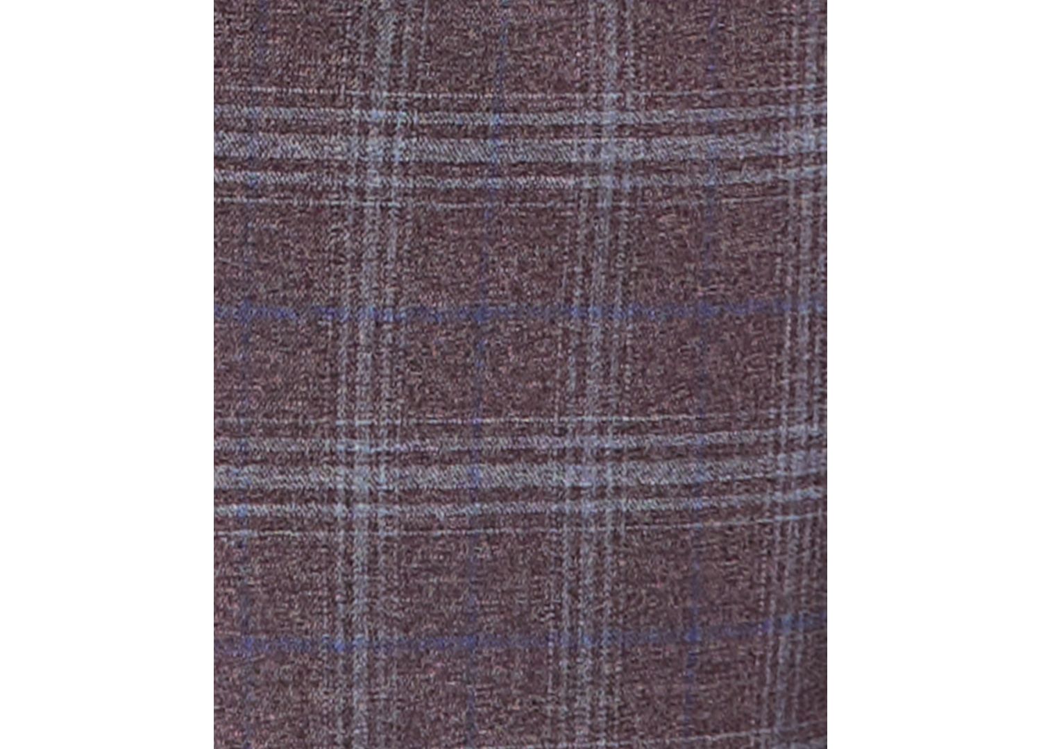 Men's Classic-Fit Burgundy Plaid Suit Separate Jacket
