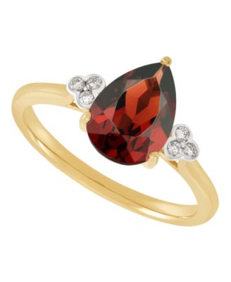 Amethyst (1-1/2 ct. t.w.) & Diamond Accent Ring in 14k Yellow Gold (Also Available in Multi-Stones)