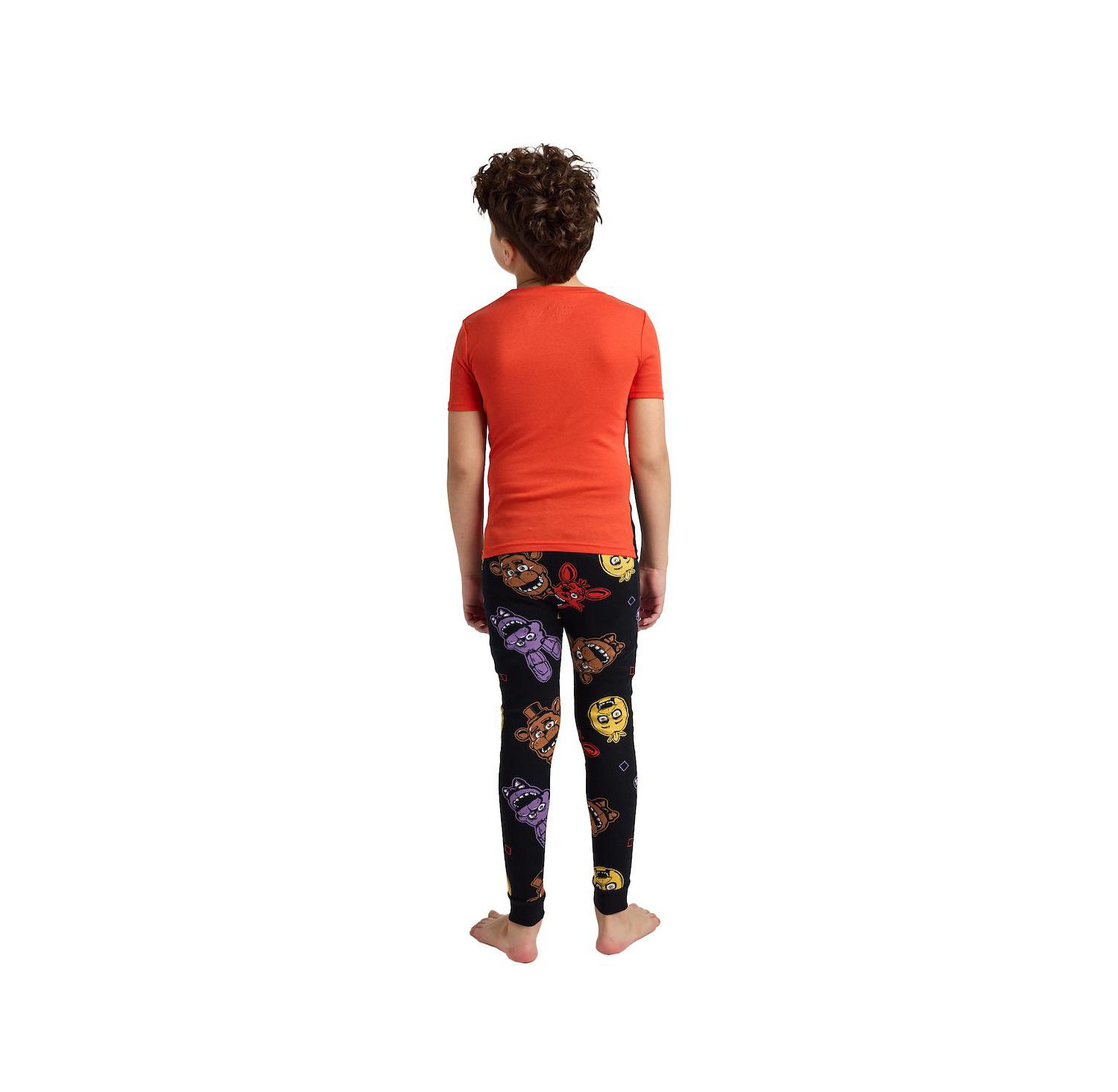 Big Boys I Survived Freddy Face 4-Pack Pajama Set-14