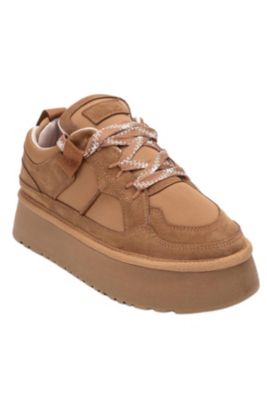 Women's Riven Leather Platform Sneaker