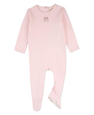 Baby Girls "Little Floral-Print Booties" 100% Cotton Footie