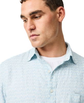 Men's Glenene Short Sleeve Sport Fit Linen Shirt