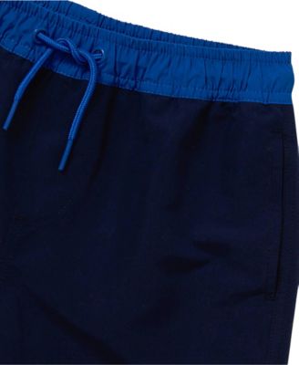 Big Boys Husky Chlorine Resistant 5" Swim Trunks with Mesh Liner