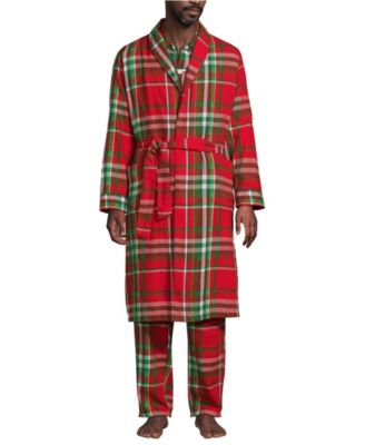 Men's Flannel 3 Piece Pajama Set