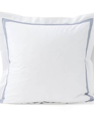 400 Thread Count Premium Supima Cotton No Iron Sateen Embroidered Pillow Sham