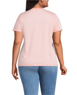 Plus Size Supima Cotton V-Neck T-Shirt