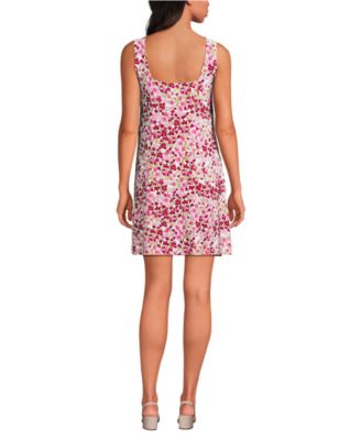 Women's Silky Knit Mini Shift Dress