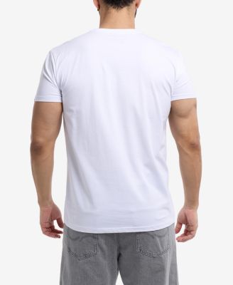X RAY Big & Tall Basic Henley Neck Short Sleeve T-Shirt