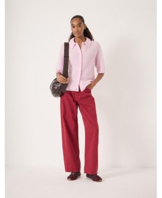 Women's Jinny Wool Blend Short Sleeve Cardigan