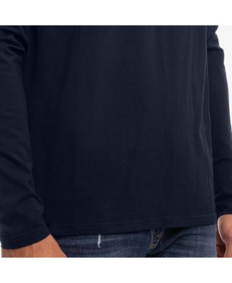 X RAY Men's Long Sleeve Henley T-Shirt