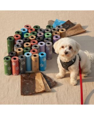 3000 Counts 200 Rolls Dog Poop Bags Plastic Waste Bags Disposable Paw Print