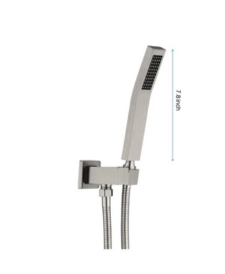 Handheld Shower Head with Shower Hose and Adjustable Shower Bracket