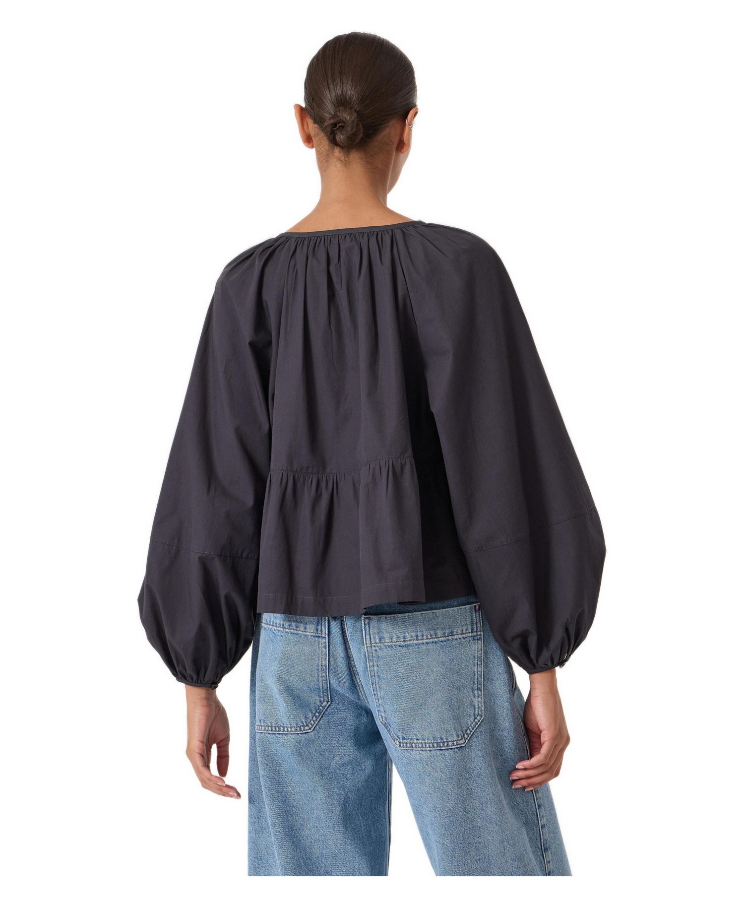 Women's Beck Cotton Peplum Blouse