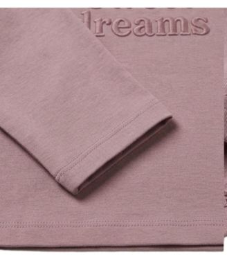 Big Boys 2 Piece Cotton-Rich Fleece 3D-Embossed Lounge Set