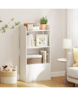 3-Tier Freestanding Bookshelf with Drawer