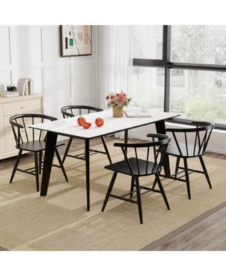 Set of 2 Mid Century Windsor Dining Chairs Kitchen Chairs