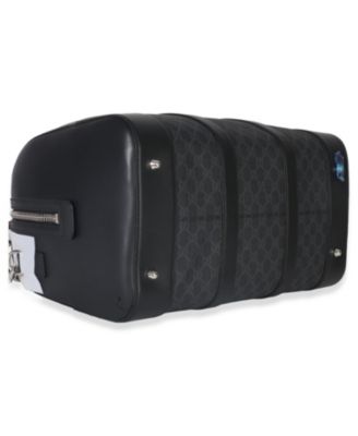 Black GG Supreme Canvas Web Duffle Bag