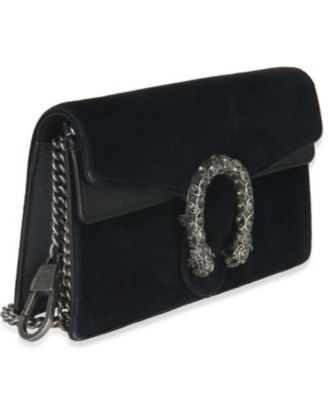 Black Velvet Super Mini Dionysus Chain Bag