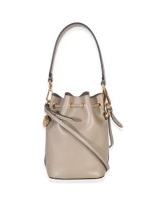 Tortora Vitello Cruise F is Fendi Mini Mon Tresor Bucket Bag