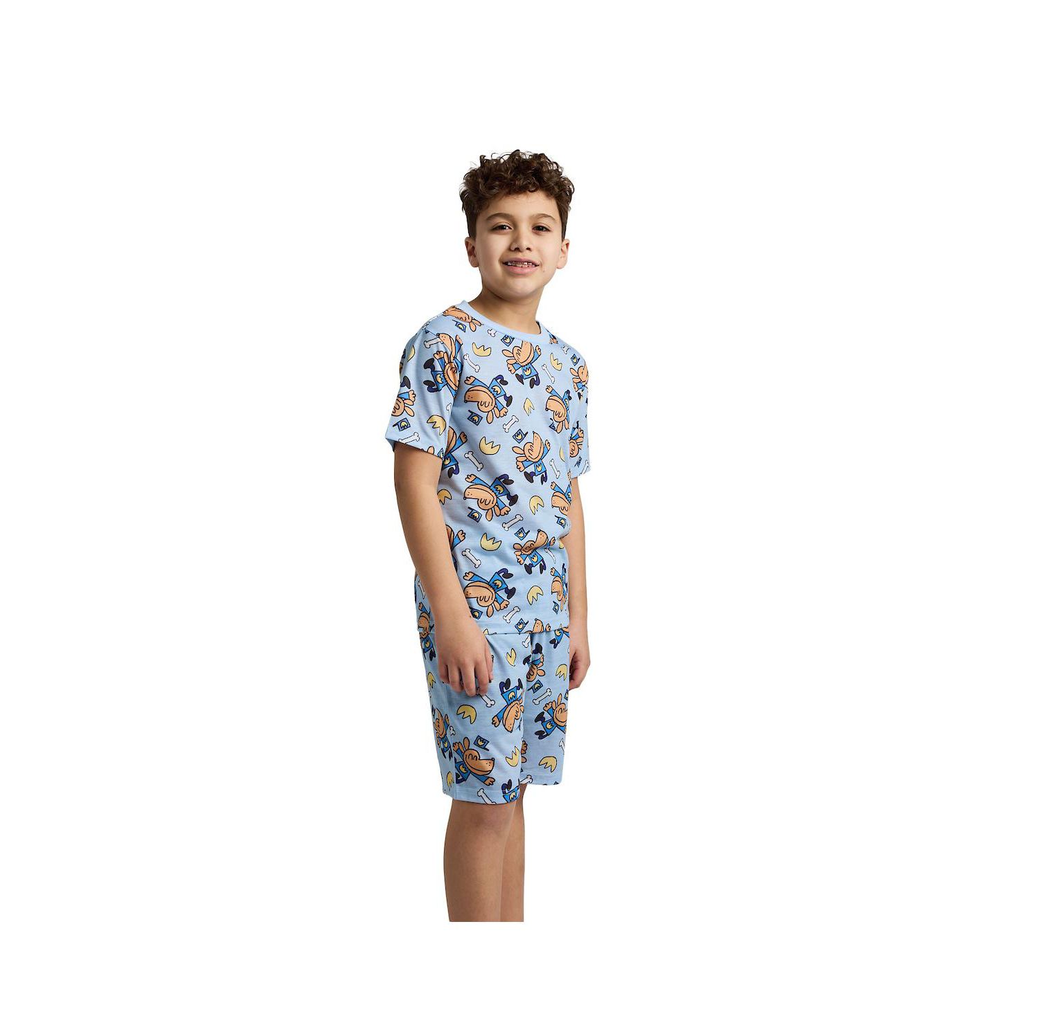 Big Boys Character Print 4-Pack Pajama Set
