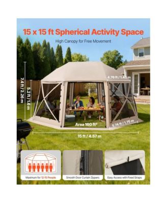 Screen Tent Canopy Shelter for 12-15 People