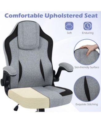 Ergonomic Office Chair with Flip Up Armrests for Desk Use