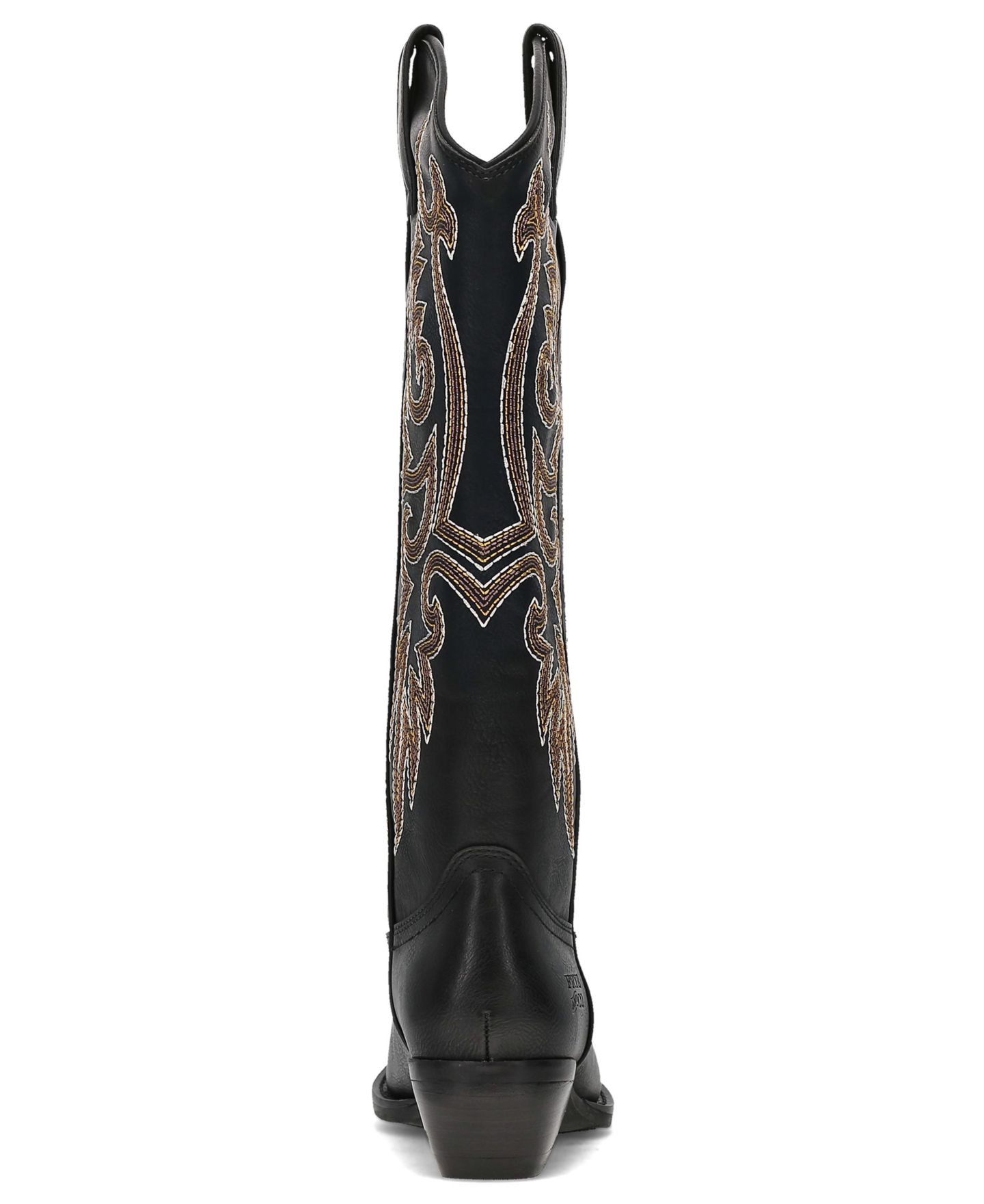 Женские ботинки Frye and Co. Irlene Deco Stitch Knee High Western, цвет: Чёрный — фото 3