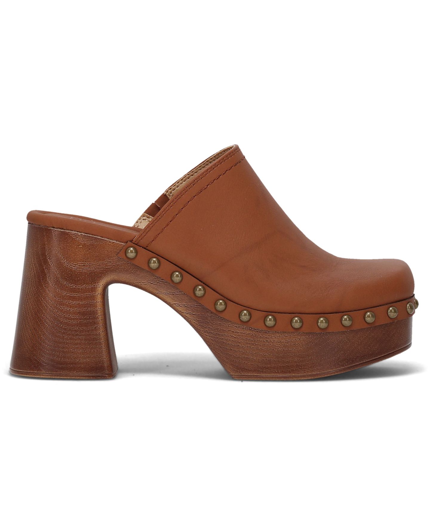 Женские сабо Frye and Co. Wylie Platform Mule, цвет: Седельно-коричневый — фото 2