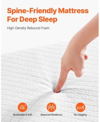 Rollaway Bed, 38" x 75", with 4" Memory Foam Mattress, Portable Folding Bed