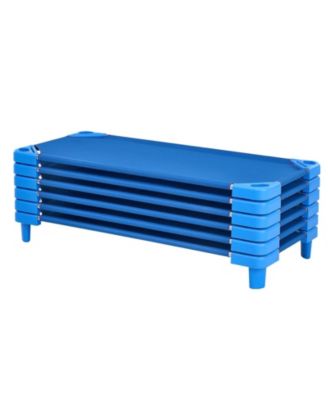 Stackable Kiddie Cot, Pack of 6, Toddler Nap Cots for Daycare