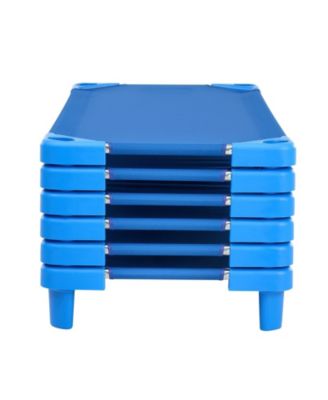 Stackable Kiddie Cot, Pack of 6, Toddler Nap Cots for Daycare