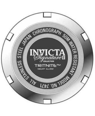 Men's 7471 Signature Quartz Chronograph Dial Watch