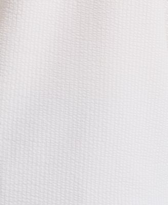 Men's Slim-Fit Stretch Solid Button-Down Seersucker Shirt