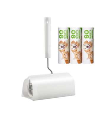 Sticky Lint Roller 3 Pack Extra Large Pet Hair Remover 270 Sheets Strong Sticky Cat Dog Hair Roller