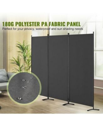 Room Divider, 3 Panel Folding Privacy Screen, Freestanding for Office and Bedroom