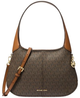 Michael Kors Alice Signature Small Shoulder Handbag - Macy's
