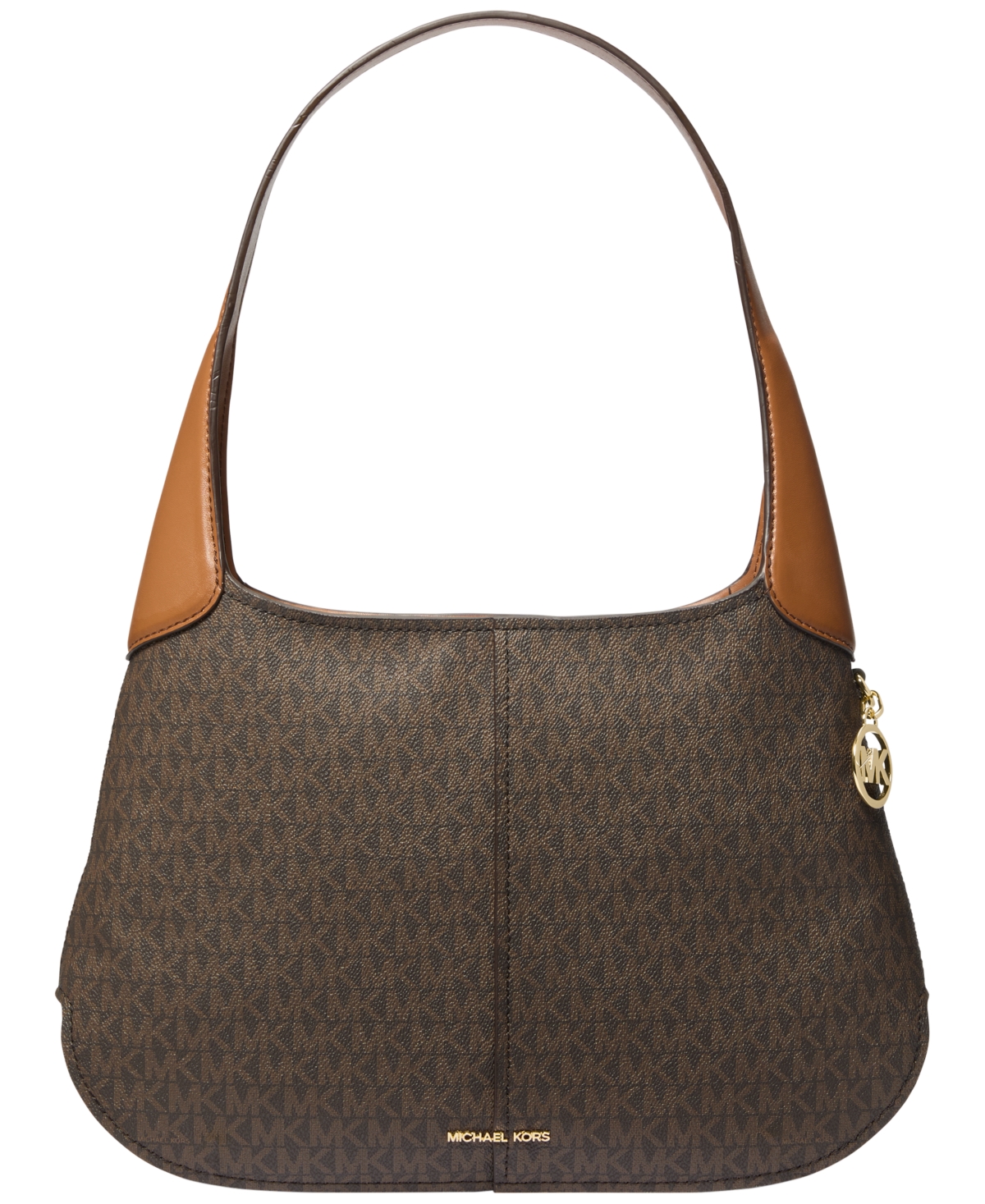 Michael Michael Kors Signature Zip-Top Shoulder Handbag - Brown/Acorn
