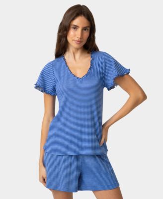 Women's Cotton Pointelle Pajamas Top
