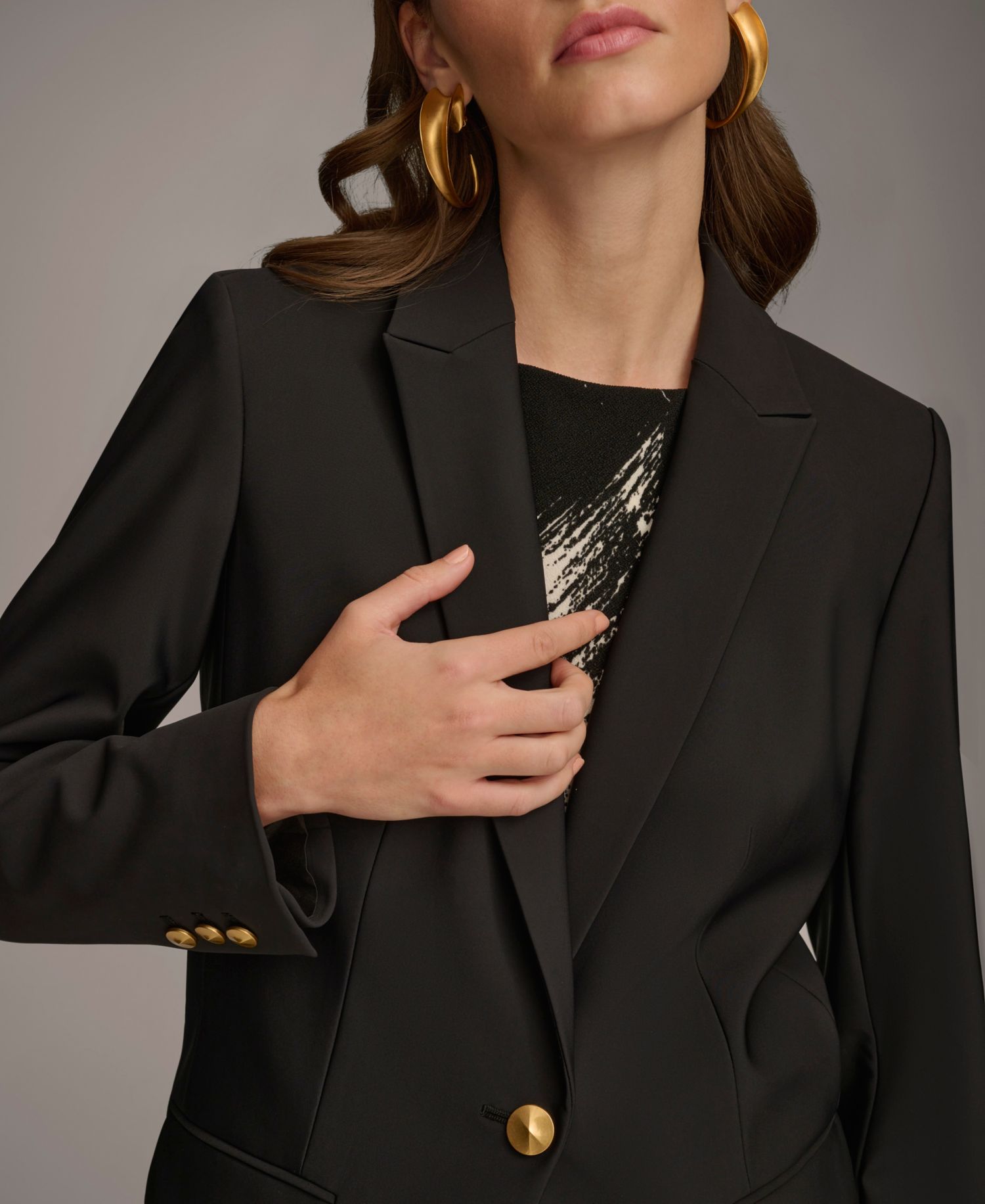 Petite Single Breasted Blazer