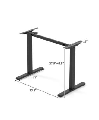 Electric Standing Desk Frame with LED Display and Height Memory