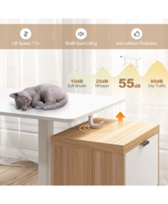 63 in Electric Standing Desk with 3 Memory Heights and LED Display