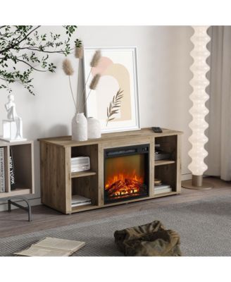 Modern Electric Fireplace TV Stand for TVs Up to 55"