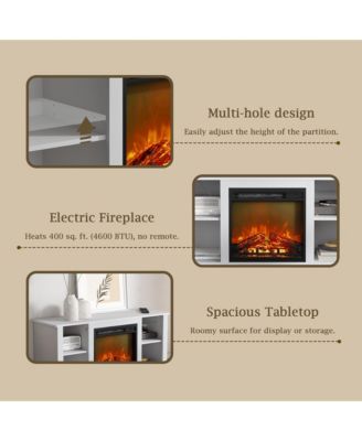 Modern Electric Fireplace TV Stand for TVs Up to 55"