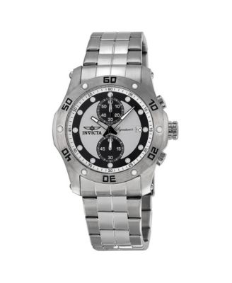 Men's 7382 Signature Quartz Chronograph Silver Dial Watch