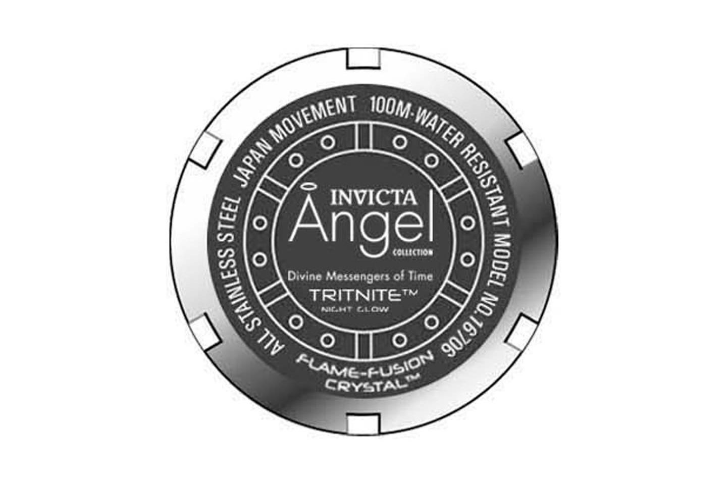 Женские часы Invicta 16706 Angel Quartz Silver Dial, цвет: Серебряный — фото 2