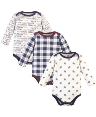Baby Boys Cozy Quilted Cotton Long-Sleeve Onesies