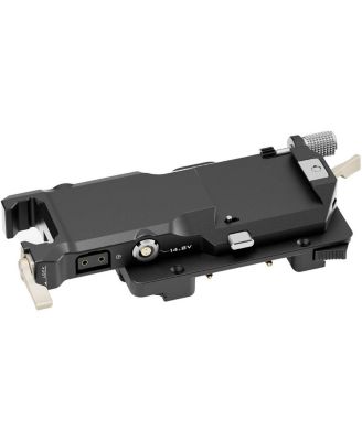 Power Pass-Through Plate with Gold Mount Battery Plate for DJI Ronin, Black