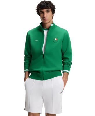 BOSS by Hugo Boss Men's Cotton-Blend Mexico Country-Flag Badge
