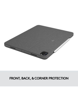 Combo Touch Backlit Keyboard Case with Trackpad for Apple 12.9" iPad Pro 5th and 6th Gen, Oxford Gray